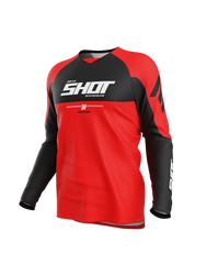 Bluza koszulka SHOT DRAW Private red