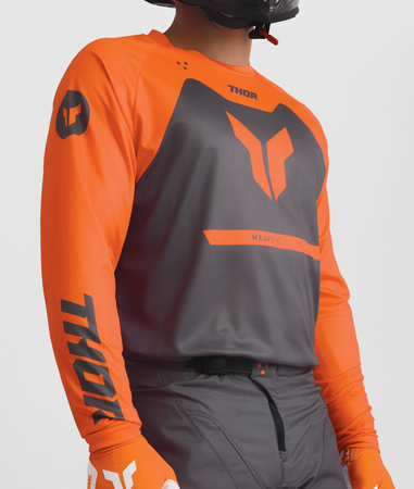 Bluza koszulka THOR 26 Ridemode Menace orange