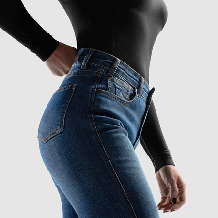 Spodnie damskie jeans REBELHORN Classic Lady  monolayer  blue