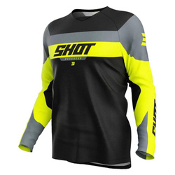 Bluza cross koszulka dziecięca SHOT DRAW LEAGUE yellow