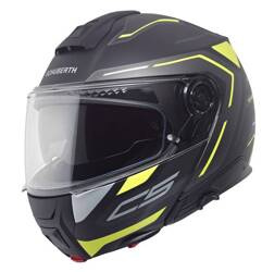 Kask SCHUBERTH C5 Omega anthracite yellow + interkom