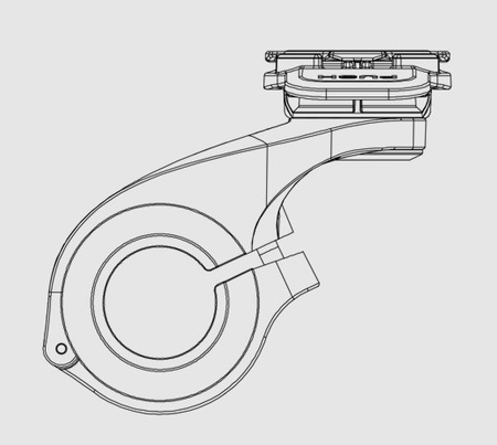 Uchwyt na kierownicę QUADLOCK Out Front Mount 22-35mm