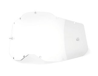 Szybka do gogli 100% pojedyncza clear Racecraft 2, Accuri 2, Strata 2