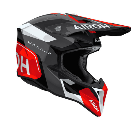 Kask AIROH Wraaap Conquer red gloss