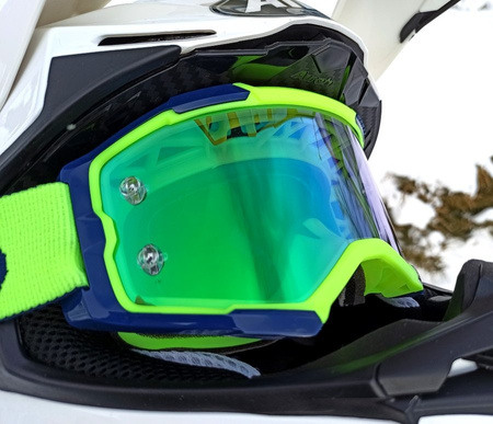 Szybka do gogli SCOTT Prospect Fury lustrzana  Green Chrome 