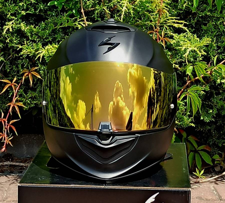 Wizjer SCORPION do kasku EXO-1400 R1 520 391 gold złote lustro