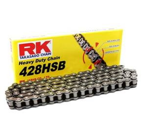 Łańcuch napędowy RK 428 HSB 140 ogniw otwarty z zapinką klipsem