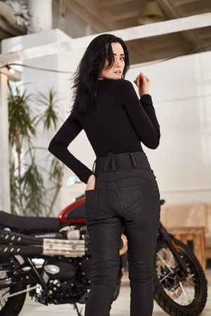 OUTLET Spodnie damskie jeans SHIMA Nox 2.0 Jeggings Lady Waxed black