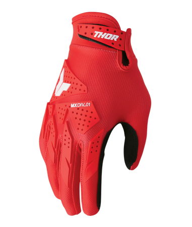 Rękawice THOR Launchmode XP red