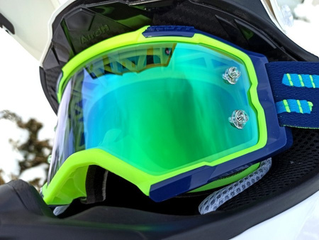 Szybka do gogli SCOTT Prospect Fury lustrzana  Green Chrome 