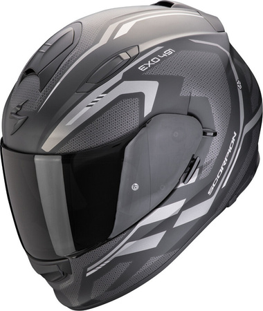 Kask SCORPION EXO-491 Kripta black silver