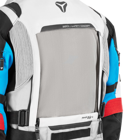 Kurtka SECA Arrakis III grey blue red