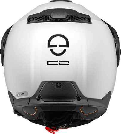 Kask SCHUBERTH E2 glossy white + interkom 