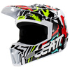 Kask + gogle  LEATT Kit Moto 3.5 V23 Zebra