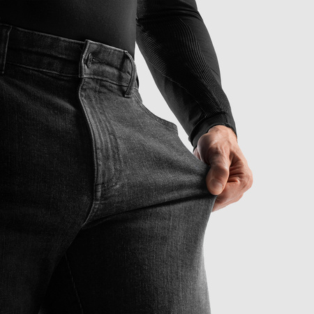 Spodnie męskie jeans REBELHORN Classic monolayer black