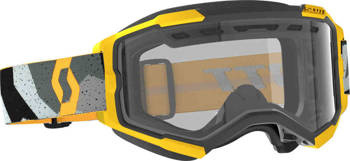Gogle SCOTT Fury Enduro camo grey yellow