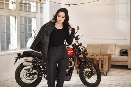 Spodnie damskie jeans SHIMA Nox 2.0 Jeggings Lady black