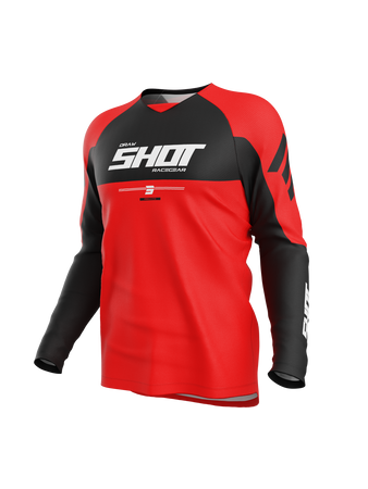 Bluza koszulka SHOT DRAW Private red
