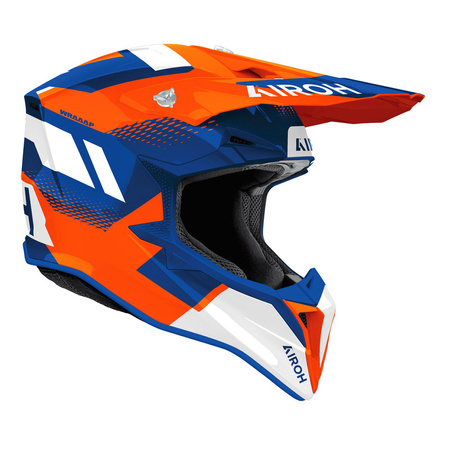 Kask AIROH Wraaap Vision orange blue gloss