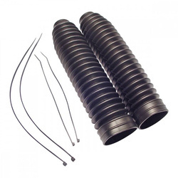 Osłony teleskopów harmonijki czarne