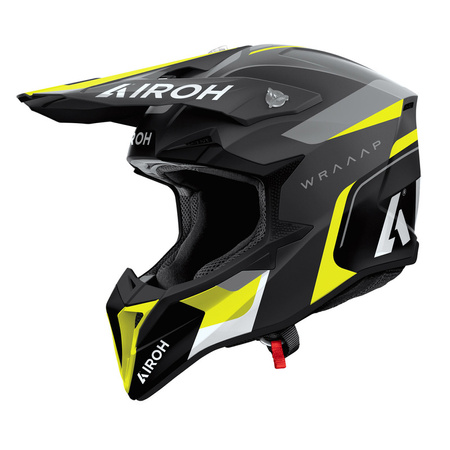 Kask AIROH Wraaap Conquer Yellow Matt