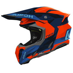 Kask AIROH Twist 3 Fancy blue orange gloss