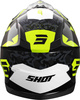 Kask dziecięcy Shot Pulse Kid Airfit black white yellow