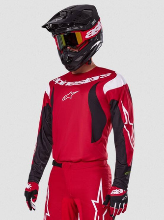 Bluza koszulka ALPINESTARS Fluid Haul red / black