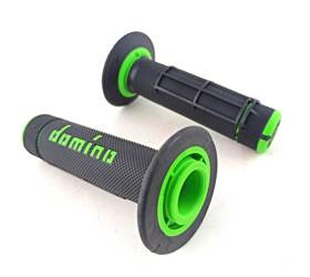 Manetki DOMINO diamond / waffle black / green A020