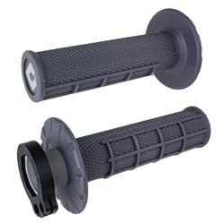 Manetki ODI MX V2 Lock-On Half-Waffle  przykręcane graphite