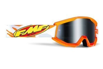 Gogle FMF Powercore Assault orange mirror