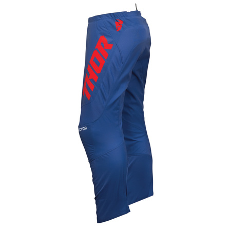 Spodnie THOR Sector Checker navy red
