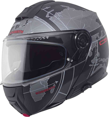 Kask SCHUBERTH C5 Globe black  + interkom 