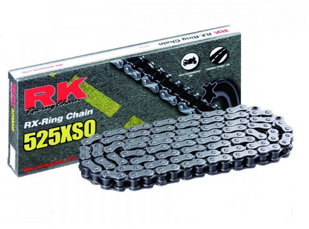Łańcuch napędowy RK 525XSO 108 ogniw zamknięty z zakuwką