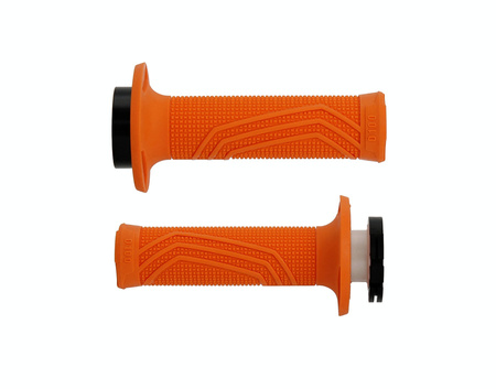 Manetki DOMINO D-Lock orange lock on grips D100