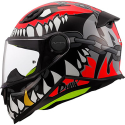 Kask dziecięcy LS2 FF812  Punk grey red
