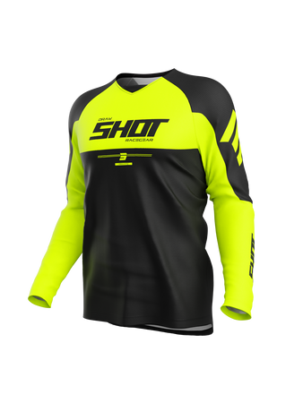 Bluza koszulka SHOT DRAW Private yellow