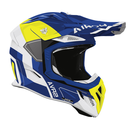 Kask AIROH Aviator ACE 2 Shield blue yellow gloss