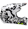 Kask + gogle  LEATT Kit Moto 3.5 V23 Zebra