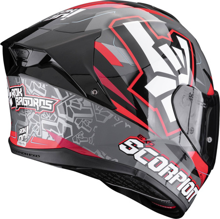 Kask SCORPION EXO-530 AIR Rok grey / black / red