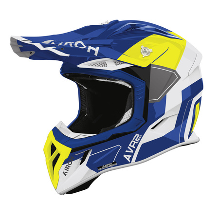 Kask AIROH Aviator ACE 2 Shield blue yellow gloss