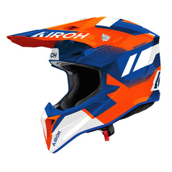 Kask AIROH Wraaap Vision orange blue gloss