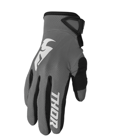 Rękawice dziecięce THOR Sector KIDS gray white