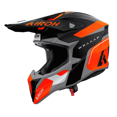 Kask AIROH Wraaap Conquer orange  matt