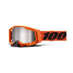 Gogle 100% Racecraft 2 Neon Orange lustrzana (2 szyby)