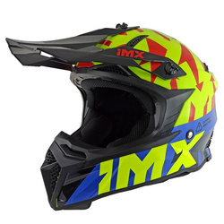 Kask IMX FMX-02 fluo blue graphic