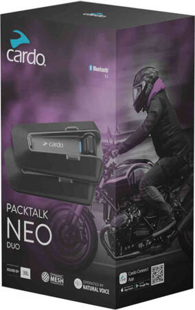  Interkom Cardo Packtalk NEO duo JBL na 2  kask