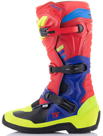 Buty ALPINESTARS Tech 3 red blue yellow