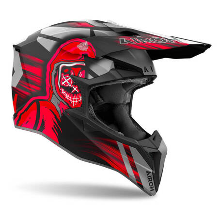 Kask AIROH Wraaap Cyber Red Matt