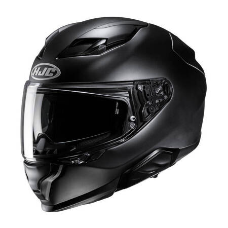 Kask HJC F71 Solid Semi Flat Black + interkom  komunikacja MESH